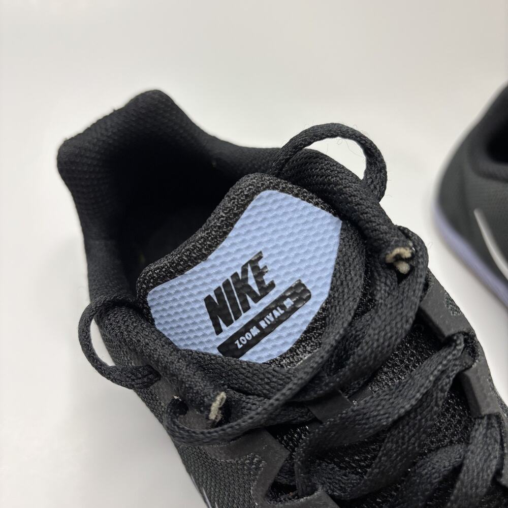 NIKE RACING Shoe Men 5.5 Zoom Rival M Black Gray Track Racing AH1020-004 - Picture 13 of 14